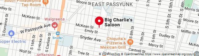 Map of South Philadelphia Chiefs bar not hosting Super Bowl
